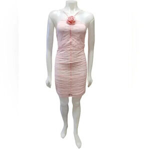 Caution to the Wind NWT Pink Sleeveless Mini Bodycon Dress Size Medium